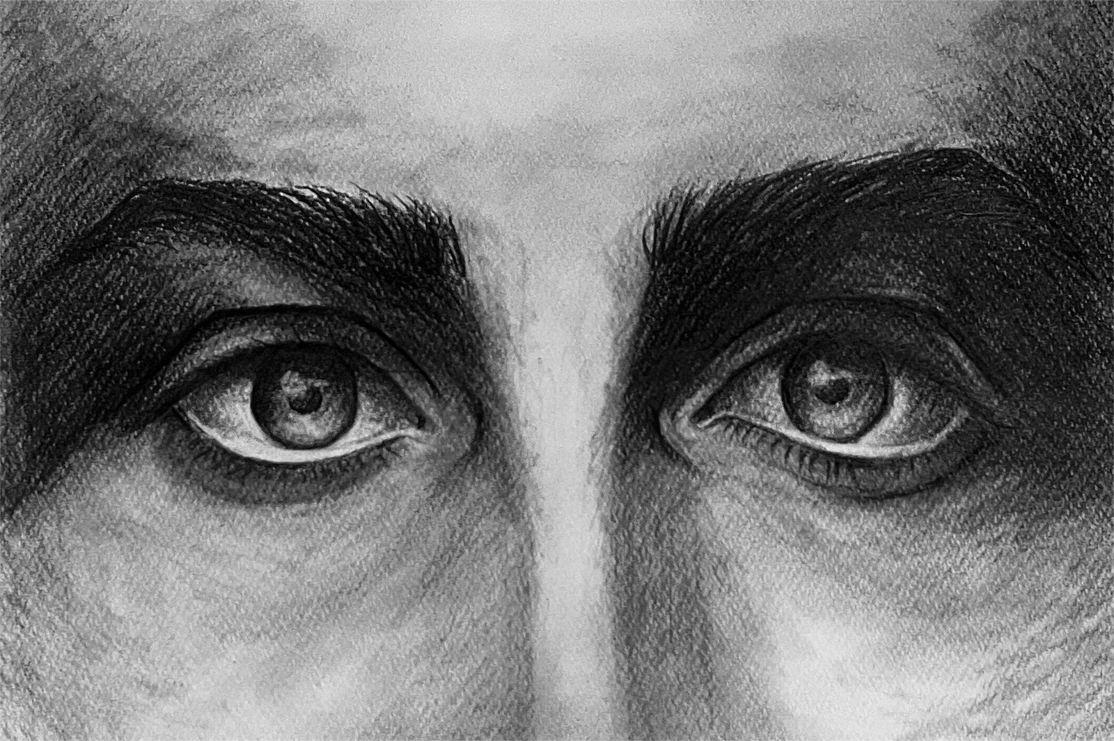 Fine Art Study in charcoal capturing realistic textures and traditional composition